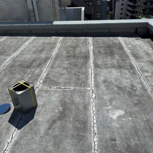 神奈川県川崎市にてマンション屋上防水工事